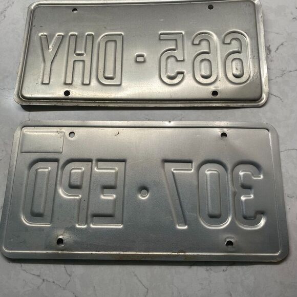 US State American State Nevada & Washington Motor Vehicle License Plate Lot of 2 - Picture 6 of 8